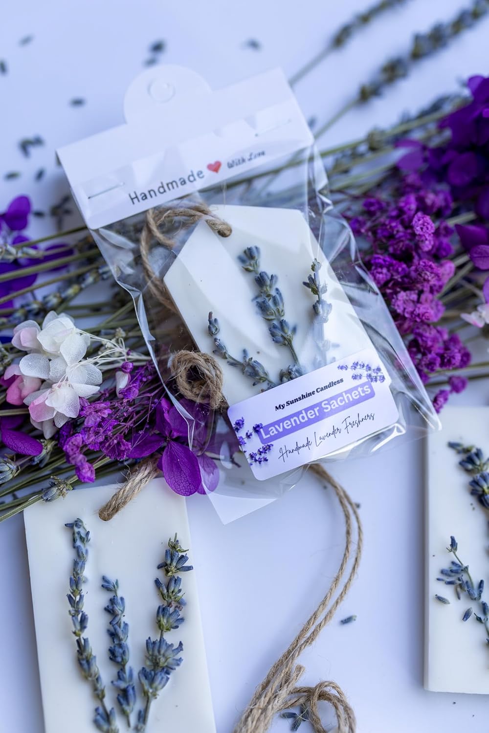 Lavender Soy Wax Sachets for Home and Car