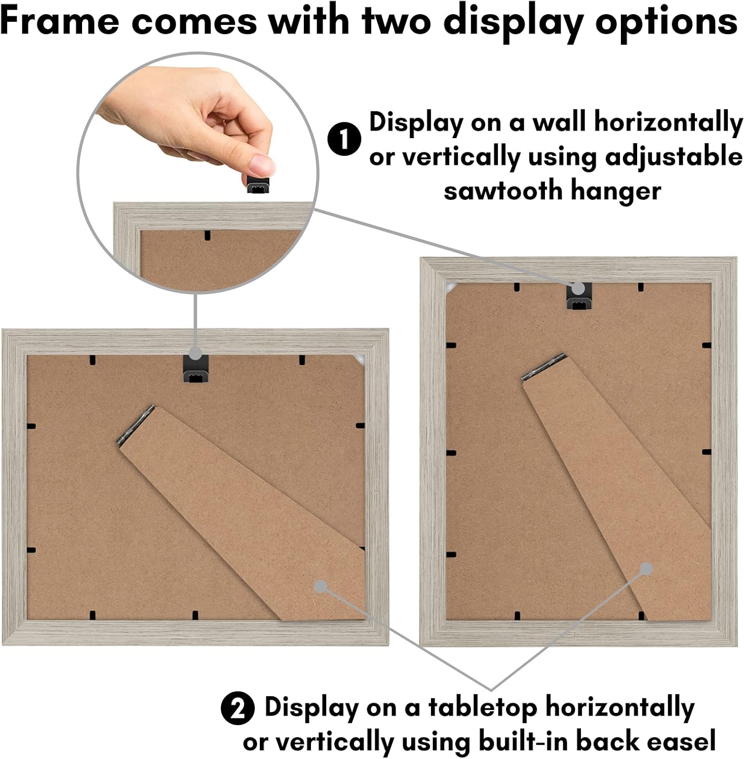 Americanflat 85x11 Diploma Frame Set of 2