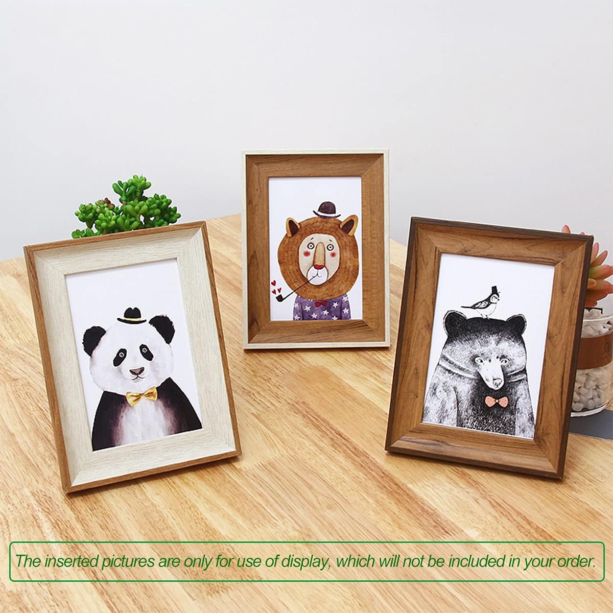 Big Role 4x6 Picture Frame Set with Easel Stand