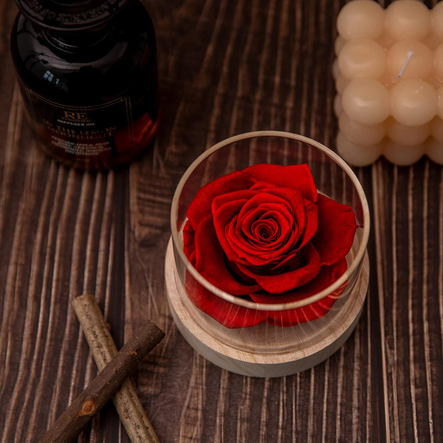 MODCON Real Fragrance Roses Last 4 Months Gift for Valentines Day