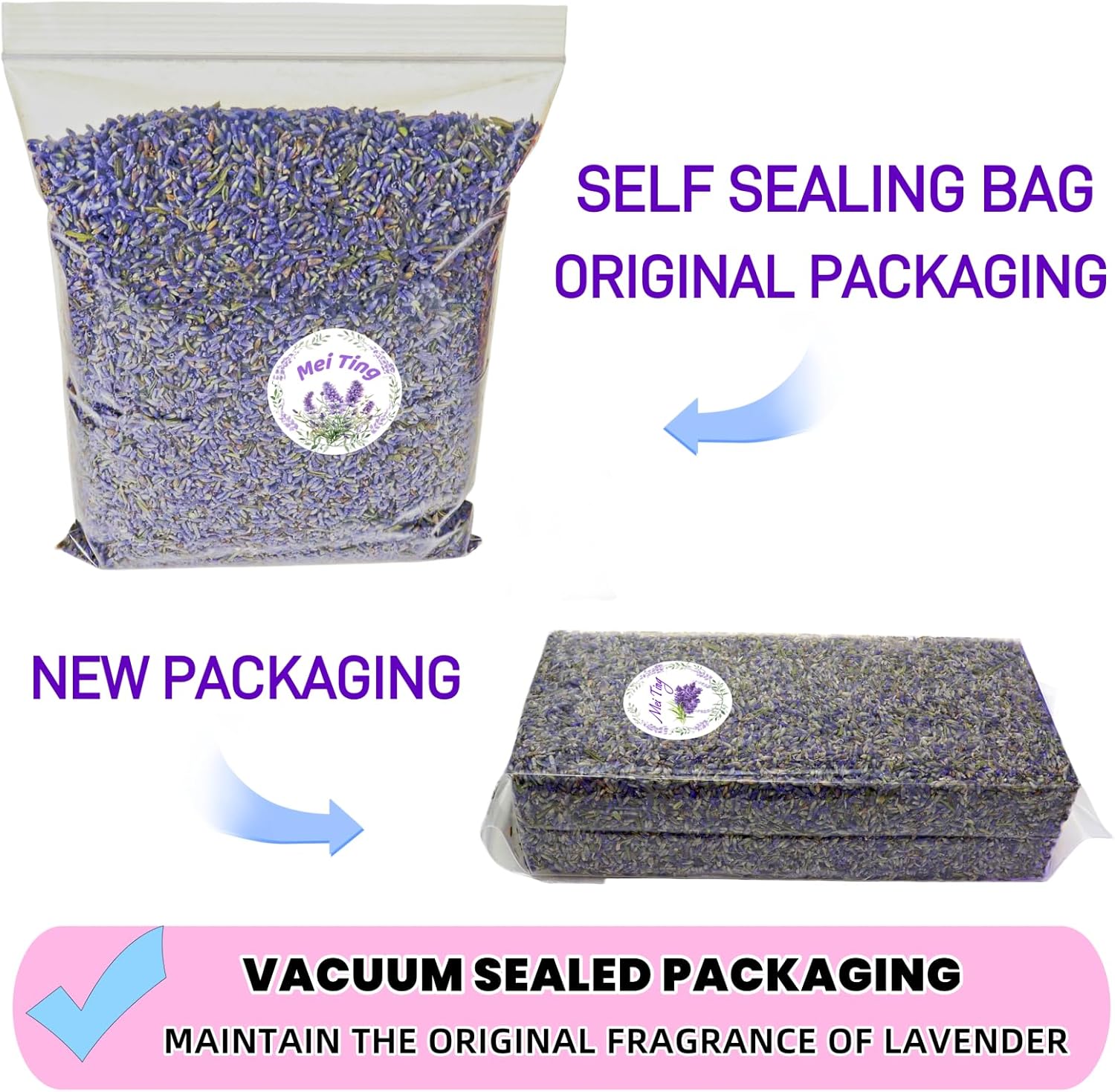 100 Natural Dried Lavender Buds 200g