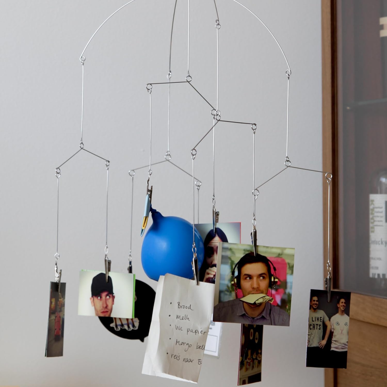Kikkerland Hanging Photo Display - Minimalist Decor Customizable Gift