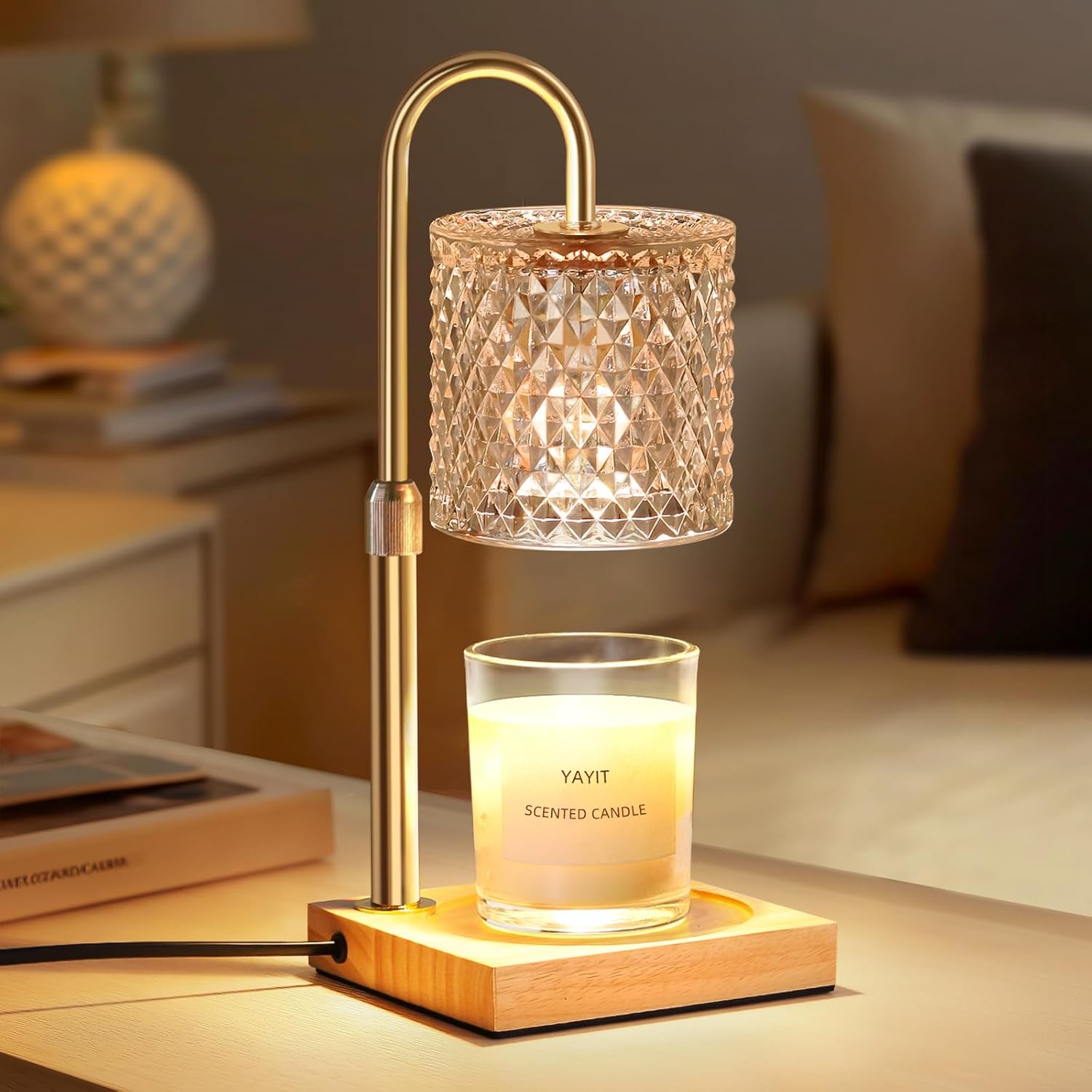 YAYIT Candle Warmer Lamp with Timer and Dimmer