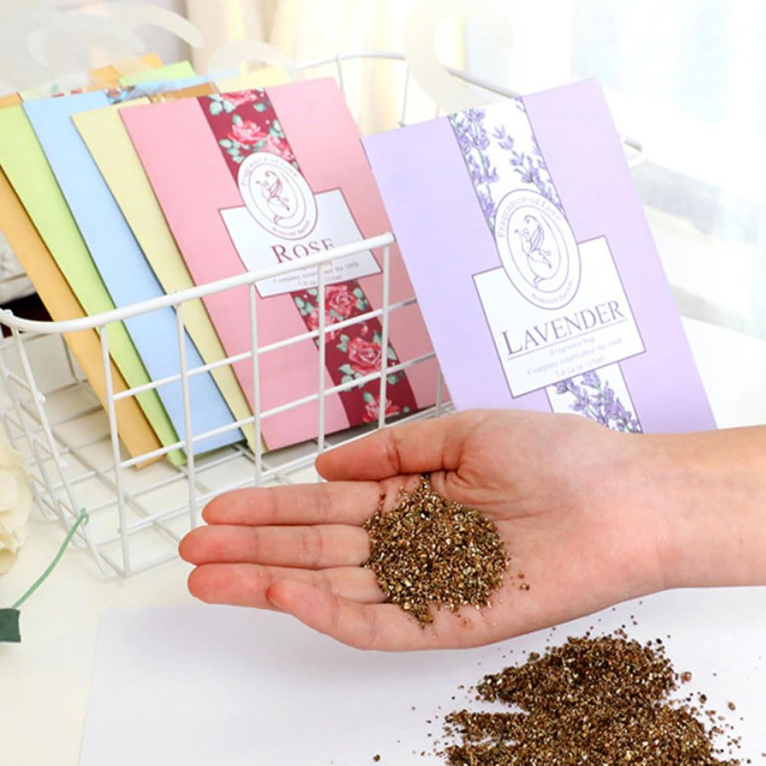 Lily Scented Sachet for Drawer Closet Natural Fragrance