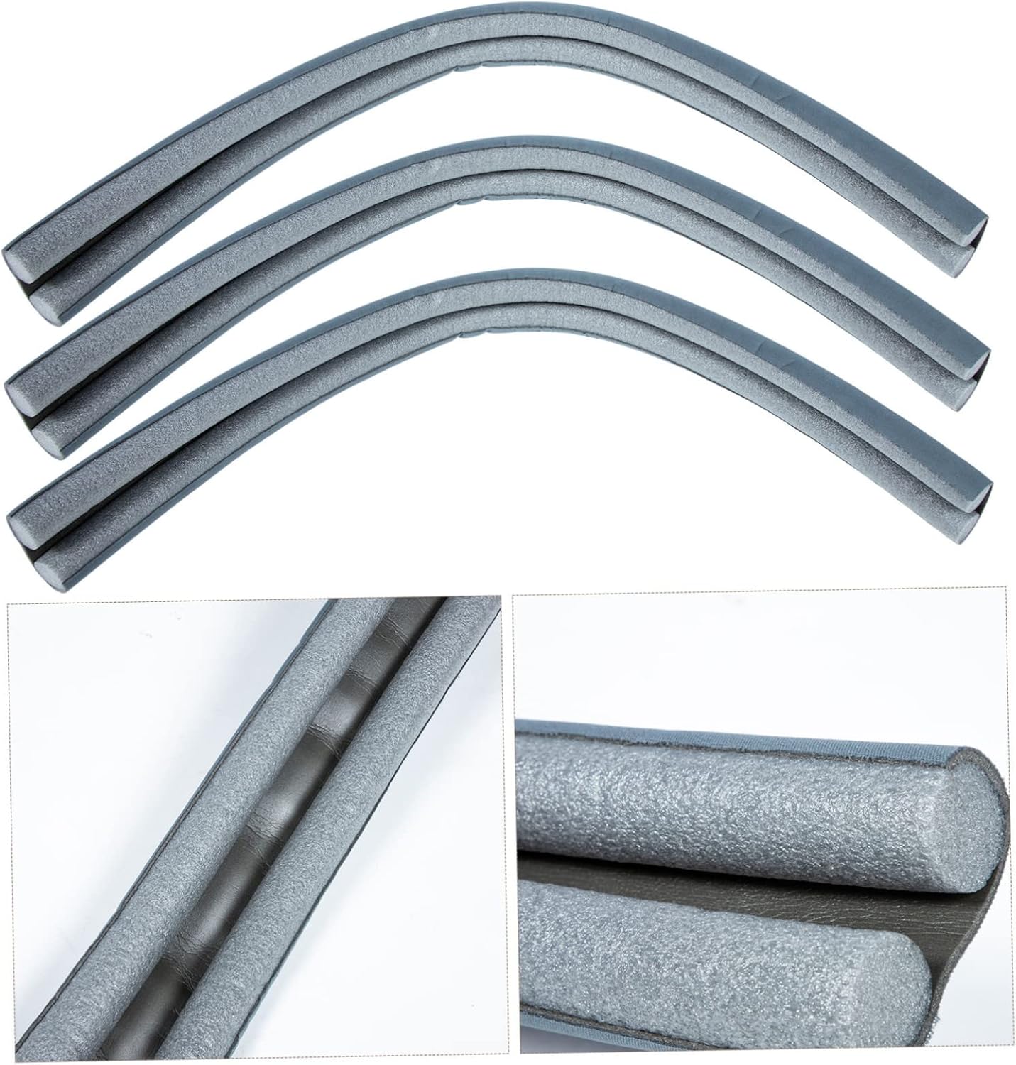 Angoily 3pcs Door Draft Stopper Weather Stripping Seal Noise Blocker for Doors No Glue Installation