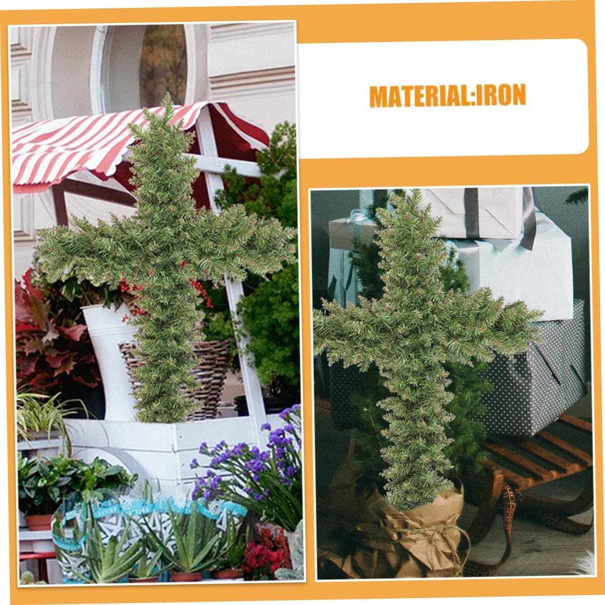 VICASKY 6pcs Wreath Frame for DIY Decor and Garland Projects