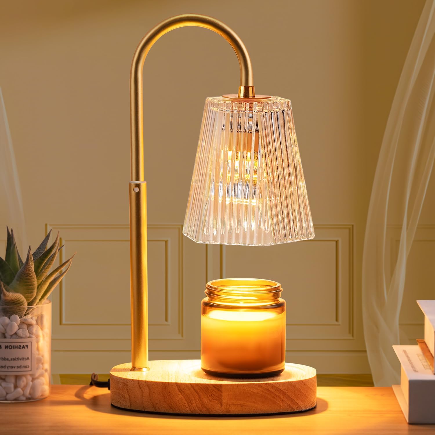 Vanranger Electric Candle Warmer Lamp with Timer and Adjustable Height
