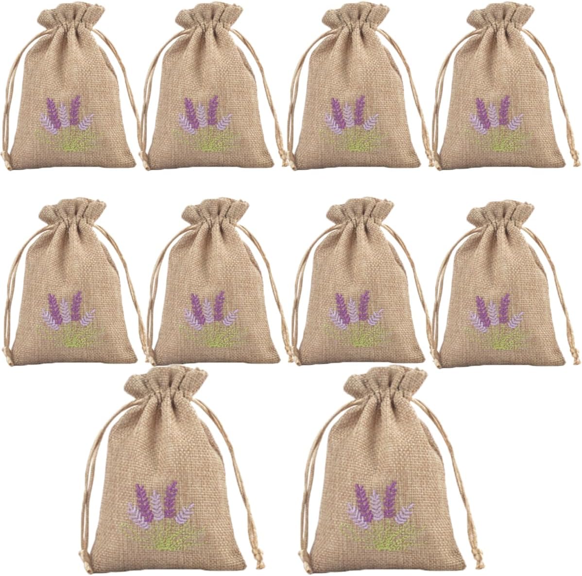 10 Pack Lavender Sachet Bags for Home Decor