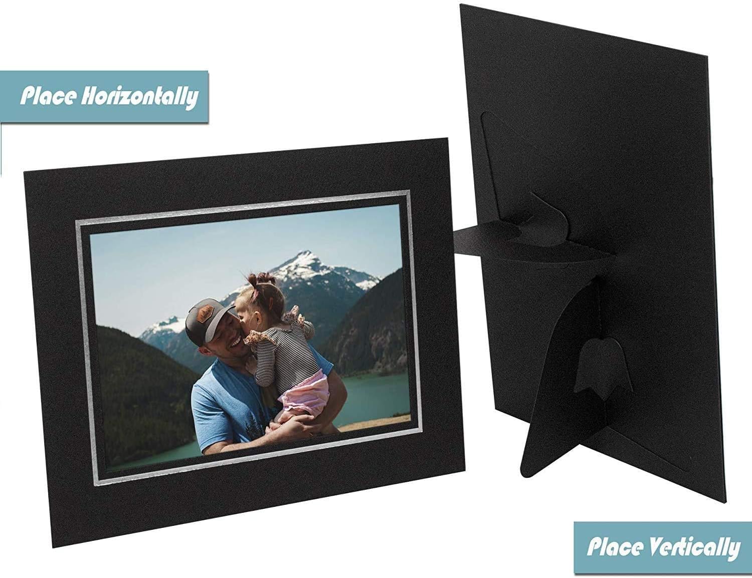 Golden State Art 25pcs 4x6 Picture Frames With Easel