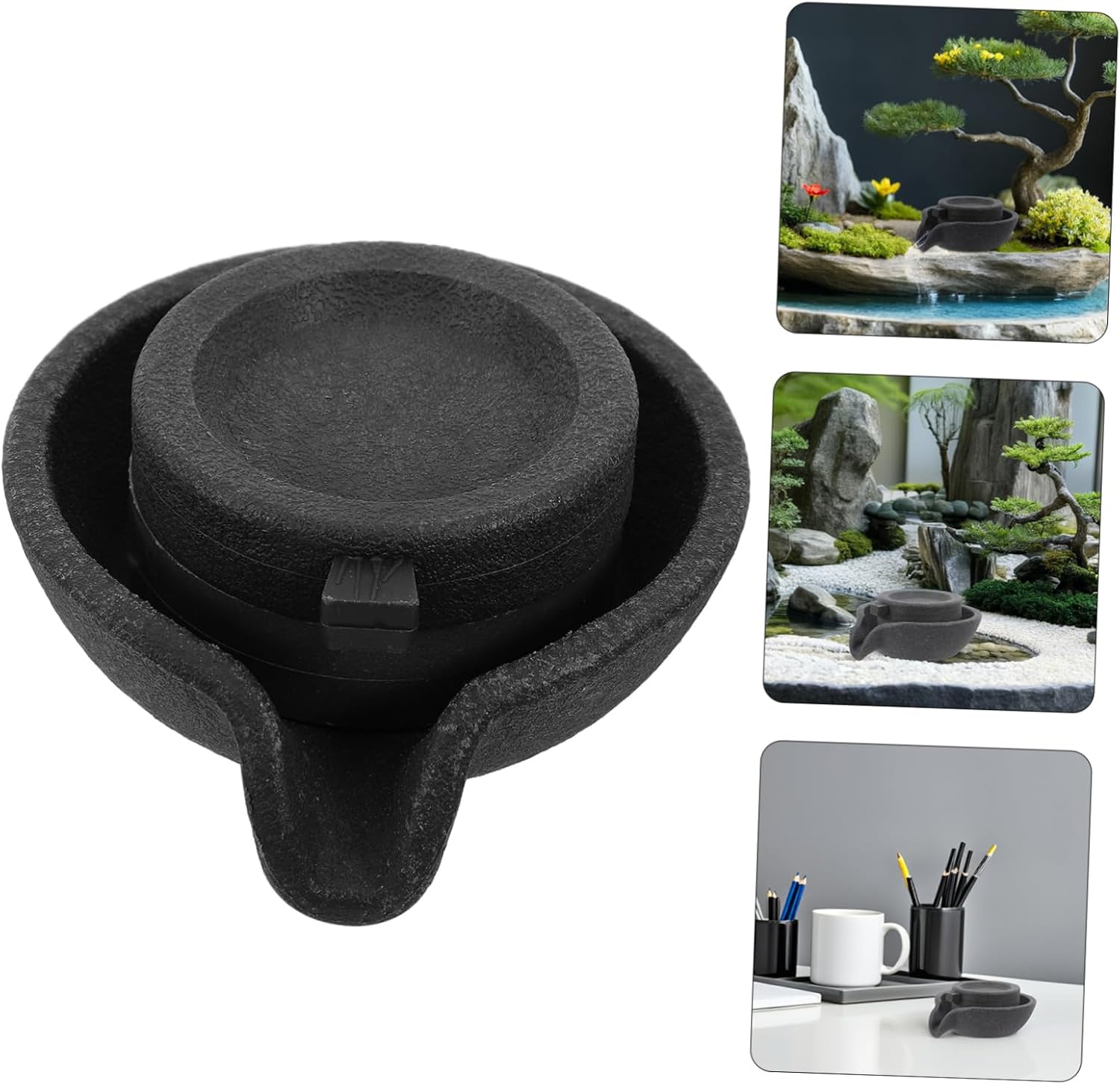 Luxshiny Tabletop Rotating Water Fountain