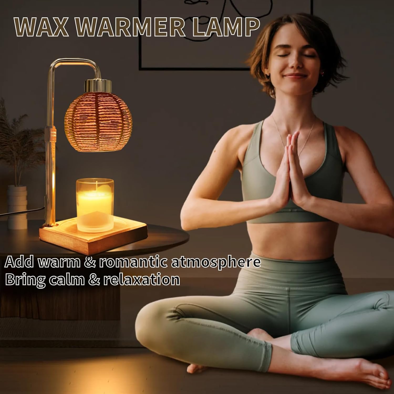 Candle Warmer Lamp with Timer and Dimmer