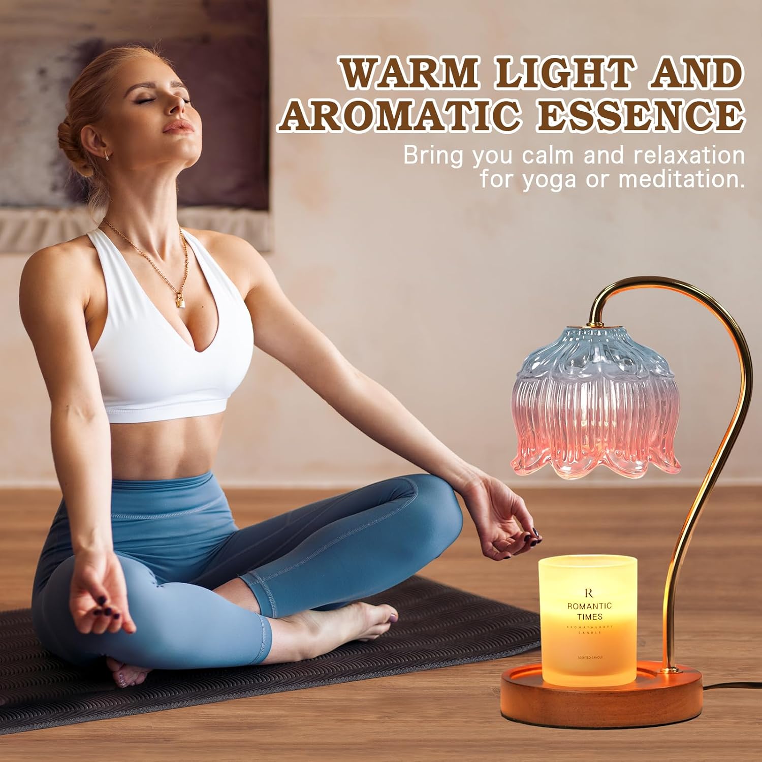 Funistree Dimmable Candle Lamp with Timer and 2 Bulbs
