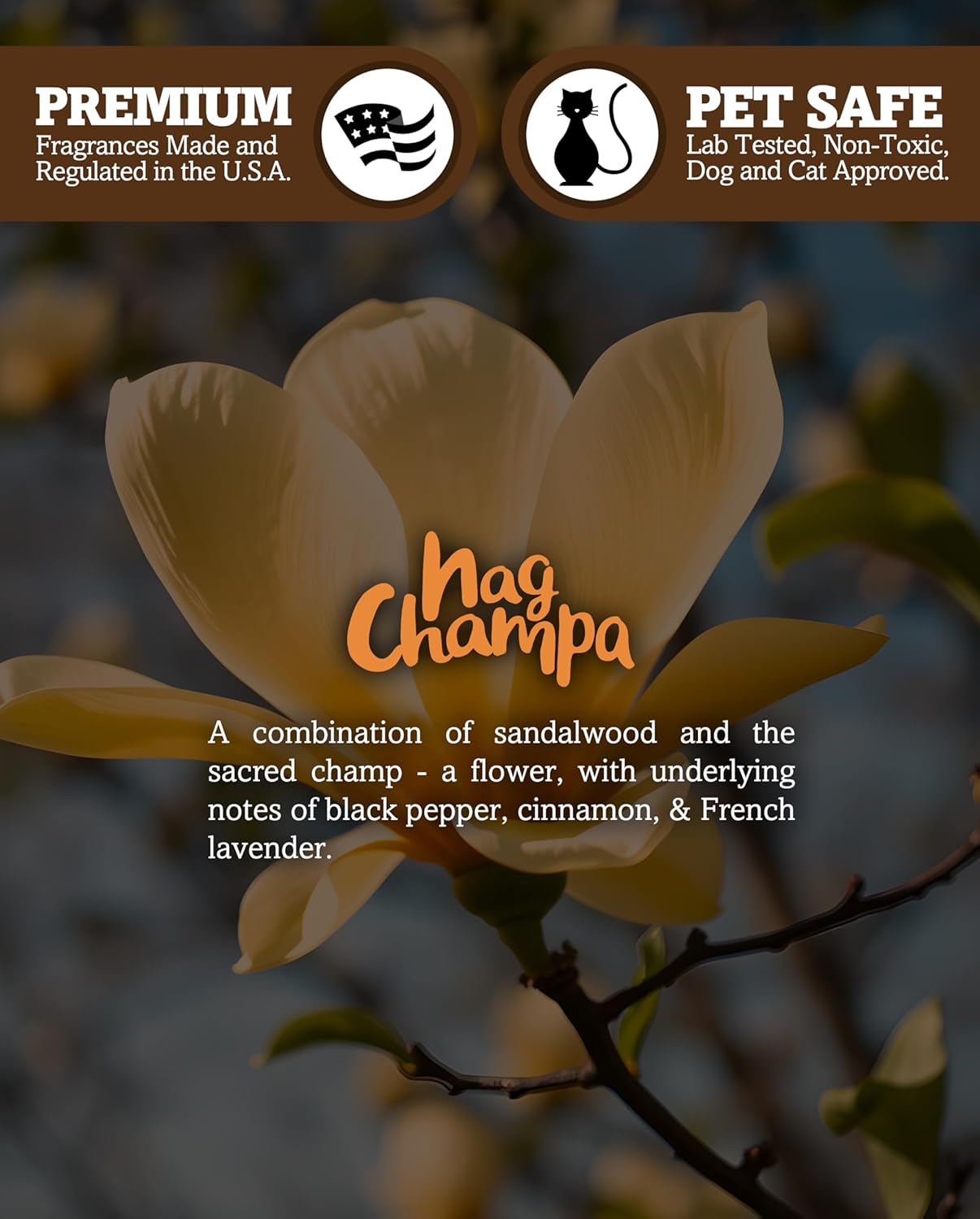 Nag Champa Soy Votive Candles 6-Pack