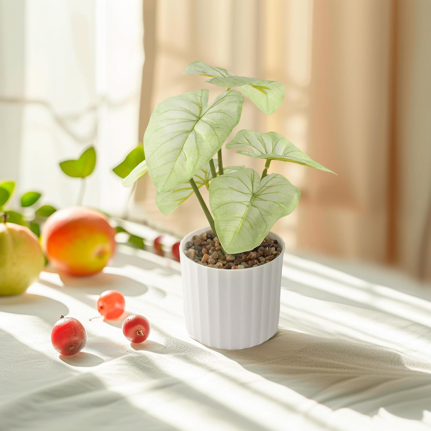 4Pcs Realistic Artificial Plants for Farmhouse Decor