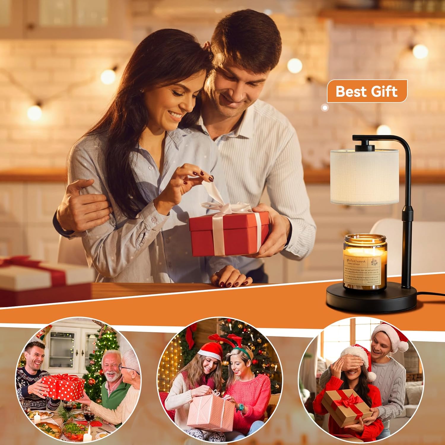 Dexnump Candle Warmer Lamp with Timer and Dimmer