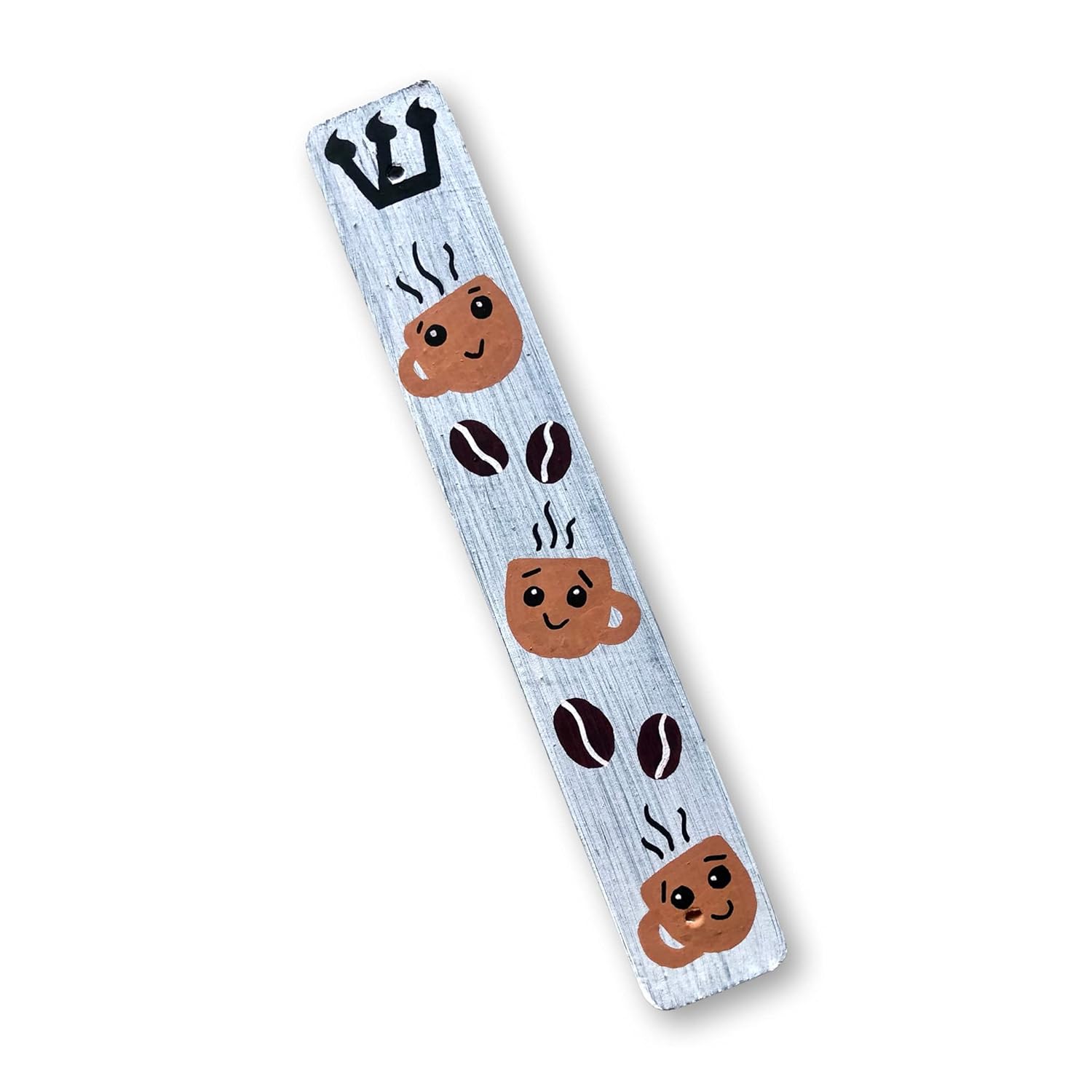 Coffee Mezuzah Fun Scroll Case for Housewarming