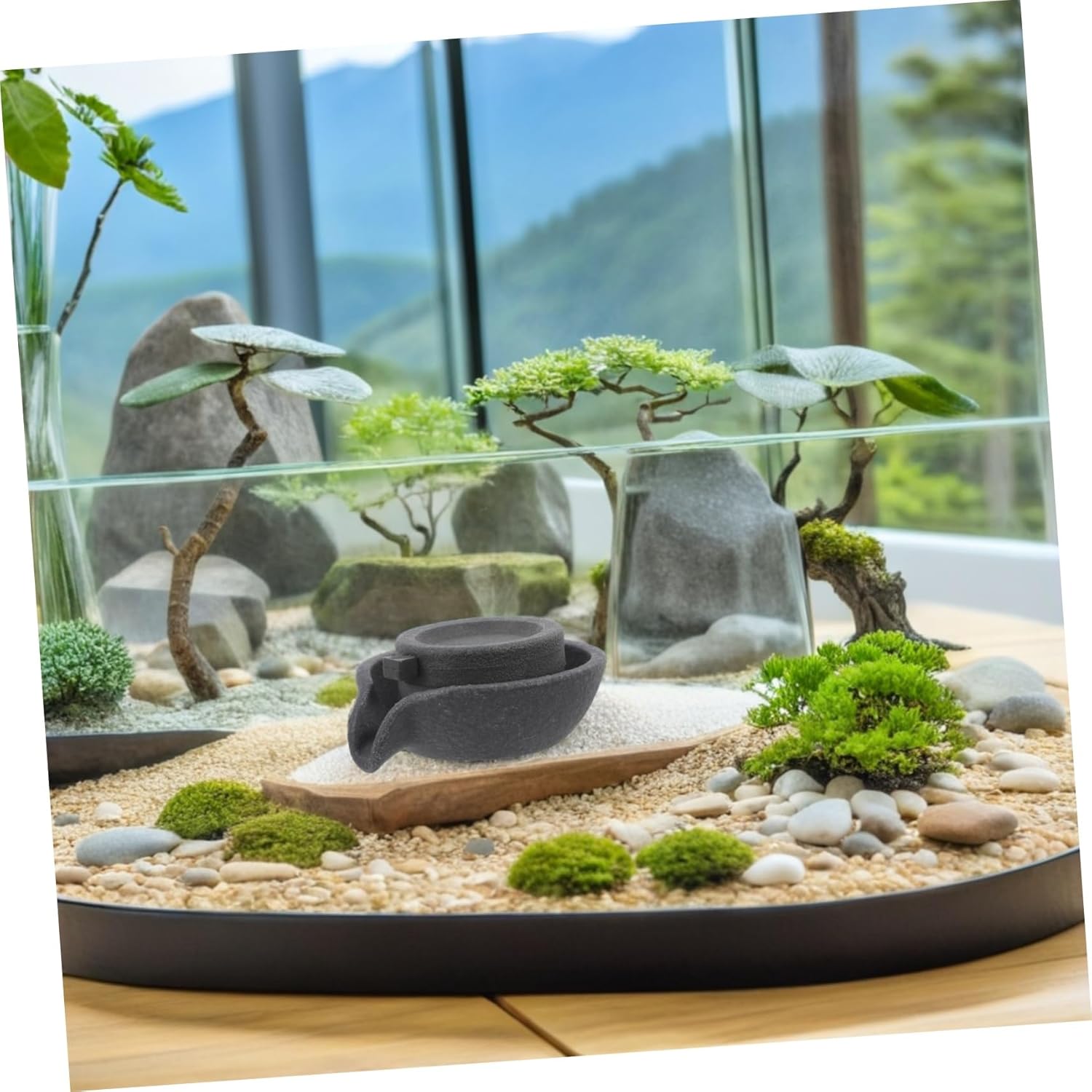 Luxshiny Tabletop Rotating Water Fountain