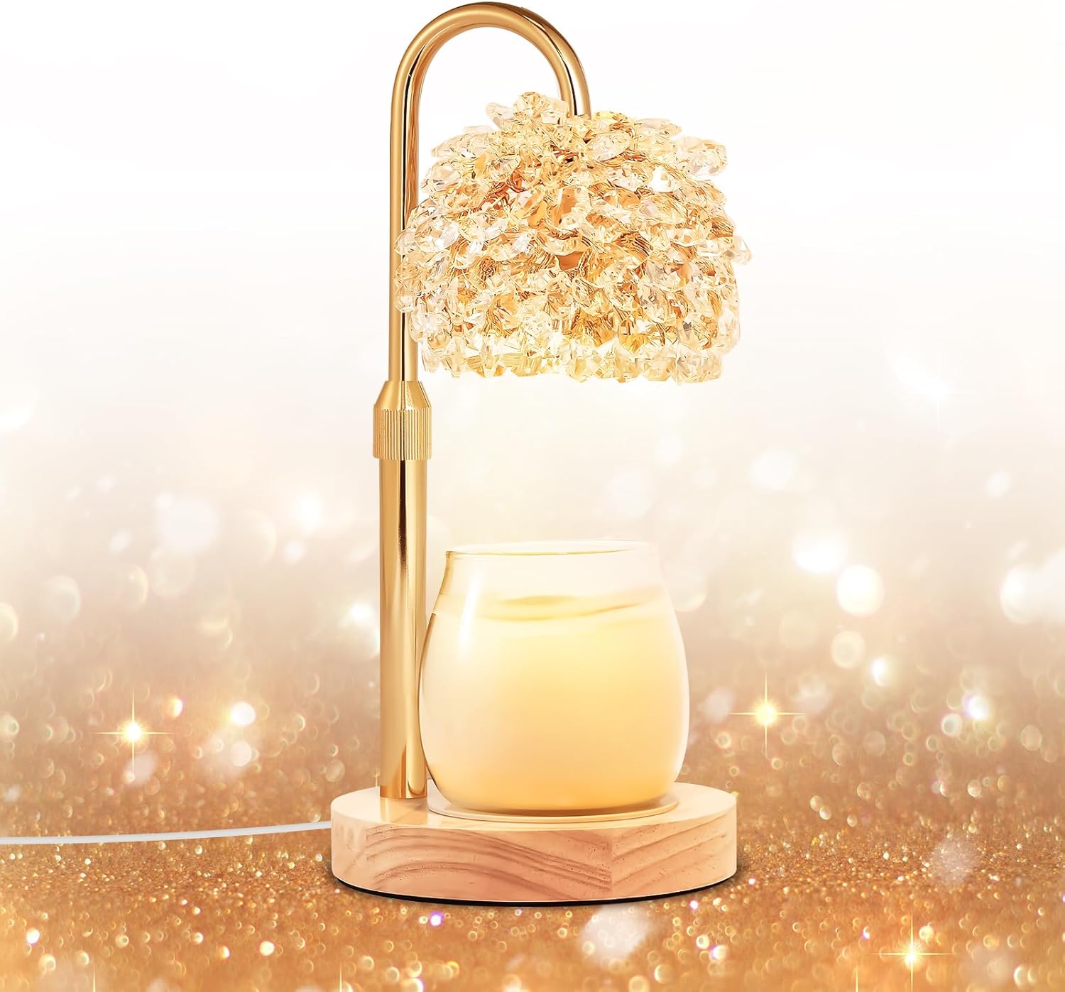 LOFTEK Candle Warmer Lamp with Timer and Adjustable Height