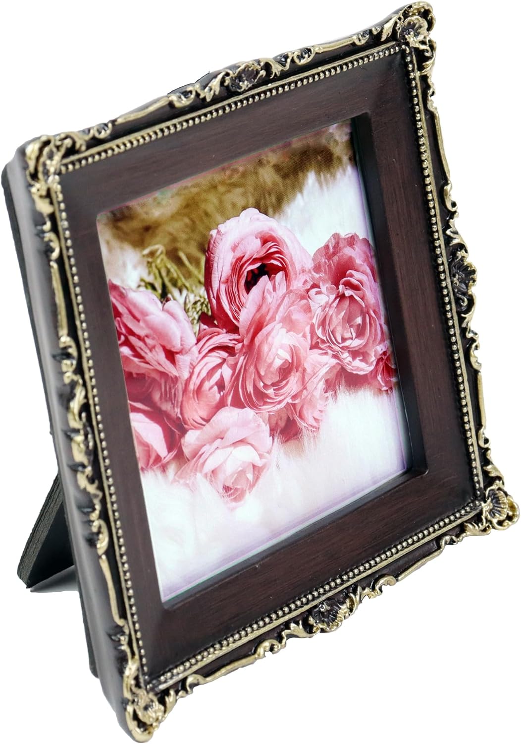 Hymmah 3x3 Inch Mini Wallet Picture Frame Vintage Decor