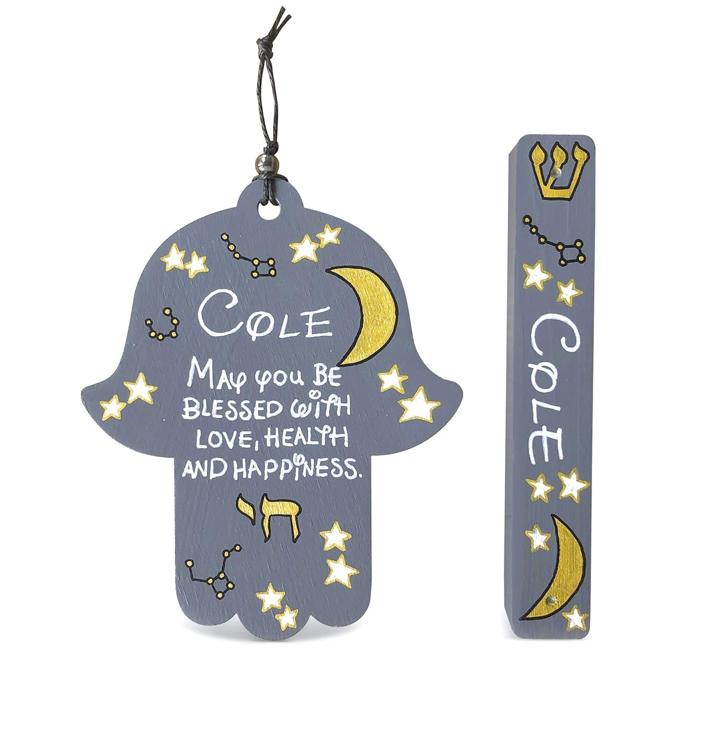 Lea Joelle Handmade Hamsa Mezuzah Gift