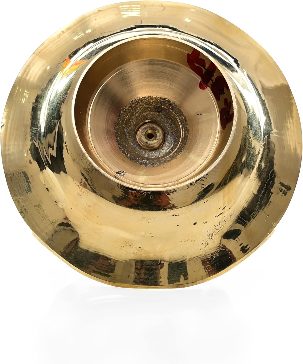 Aditri Creation Small Lotus Brass Oil Lamp 3 Inches