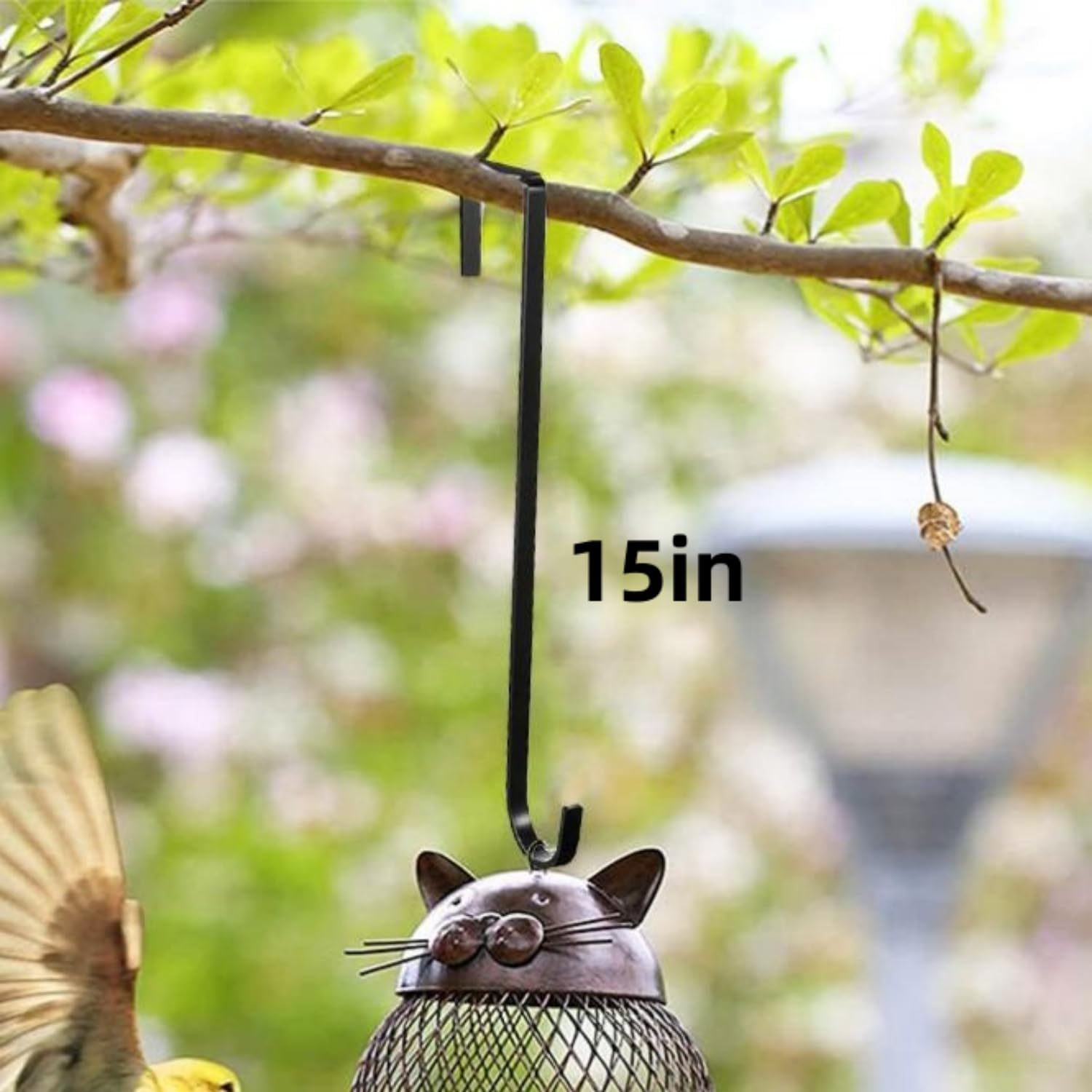 15 Inch Heavy Duty Metal Wreath Hanger 2Pcs White