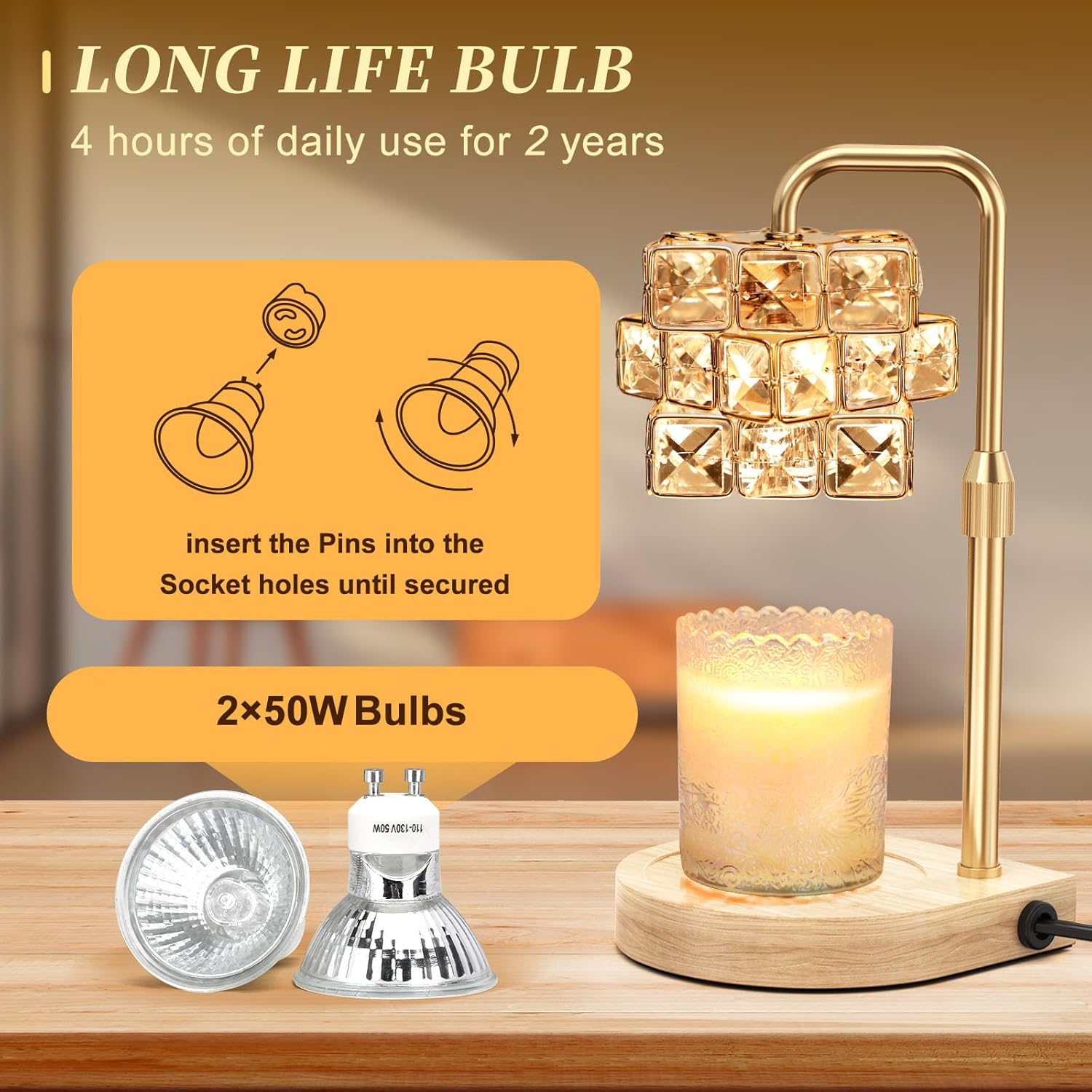 Kepmem Candle Warmer Lamp with Timer