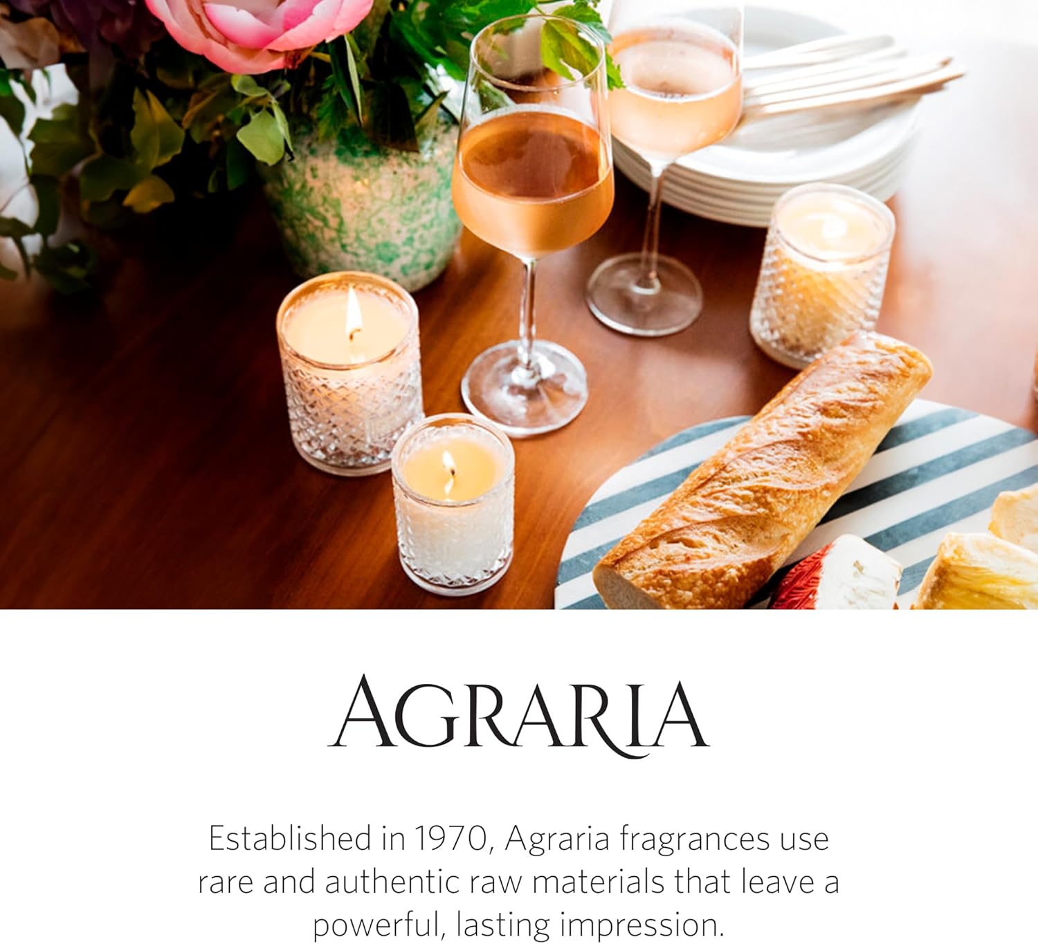 AGRARIA Scented Candles 7 Oz Luxury Jar Candles