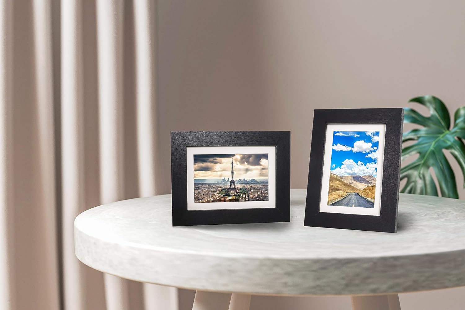 The Display Guys Black Wooden Picture Frame Set