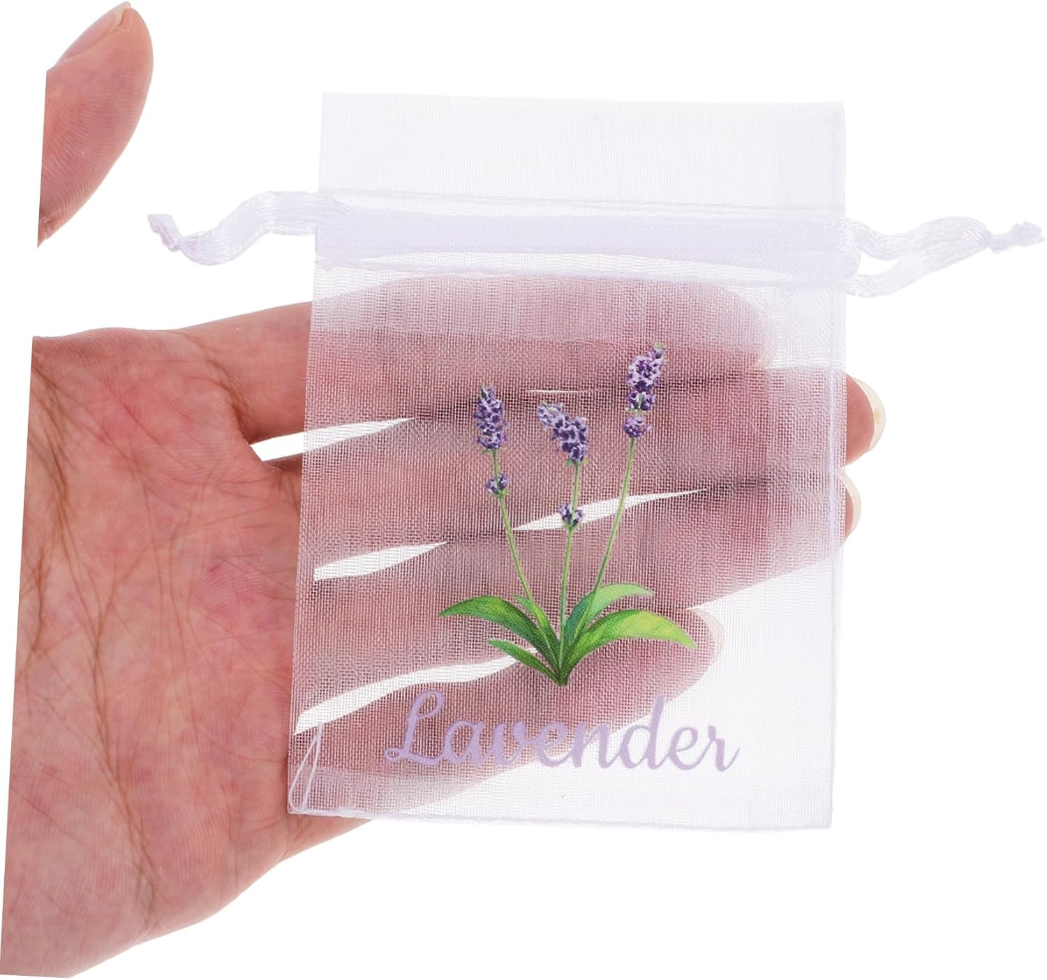 MAGICLULU 20pcs Lavender Sachet Bags Empty Fragrance Pouches for Herbs Spices and DIY Crafts