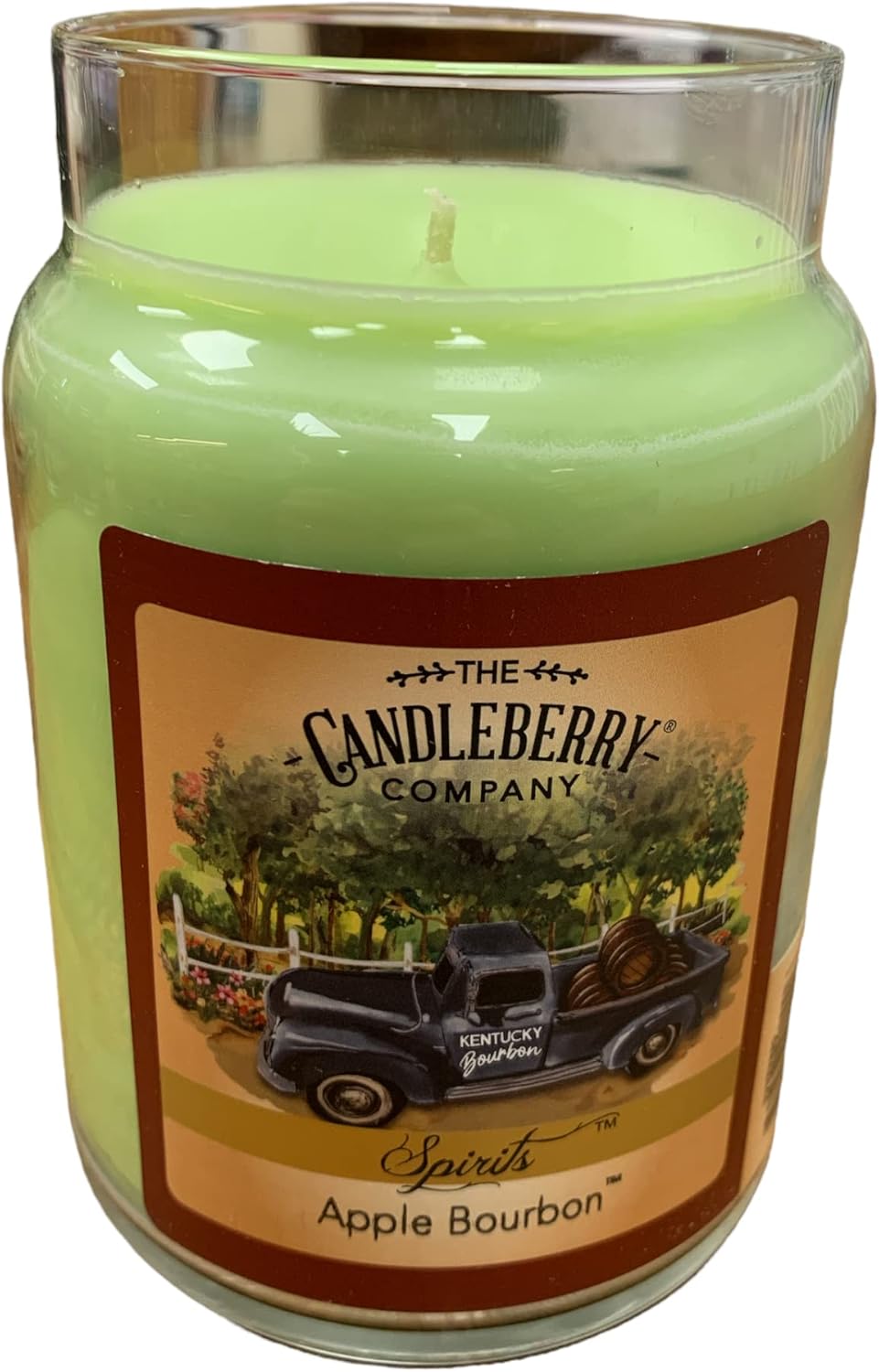 Bourbon Spirits Candle Large Jar 26 oz Handmade in USA
