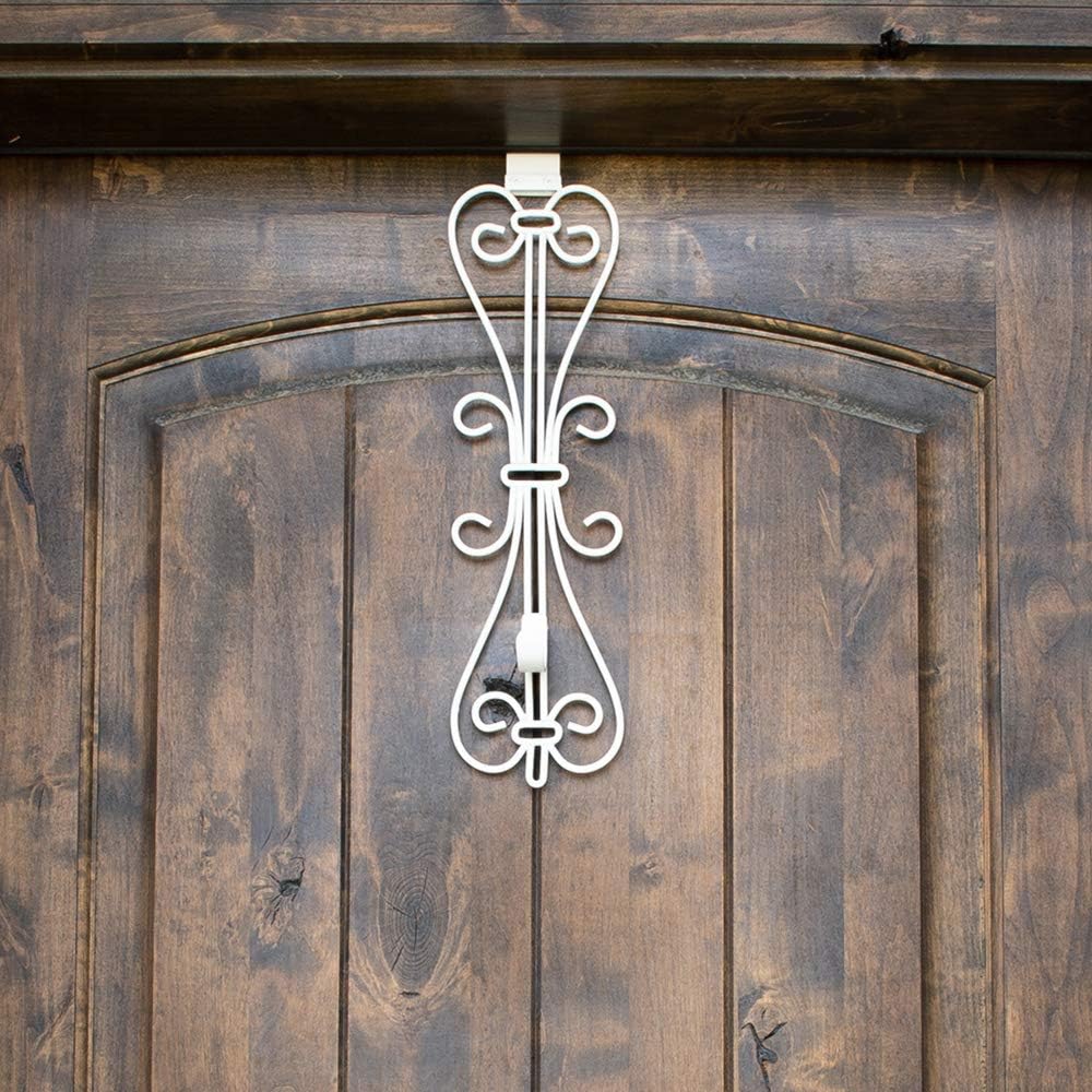 Front Door Wreath Hanger - Adjustable Hook Length