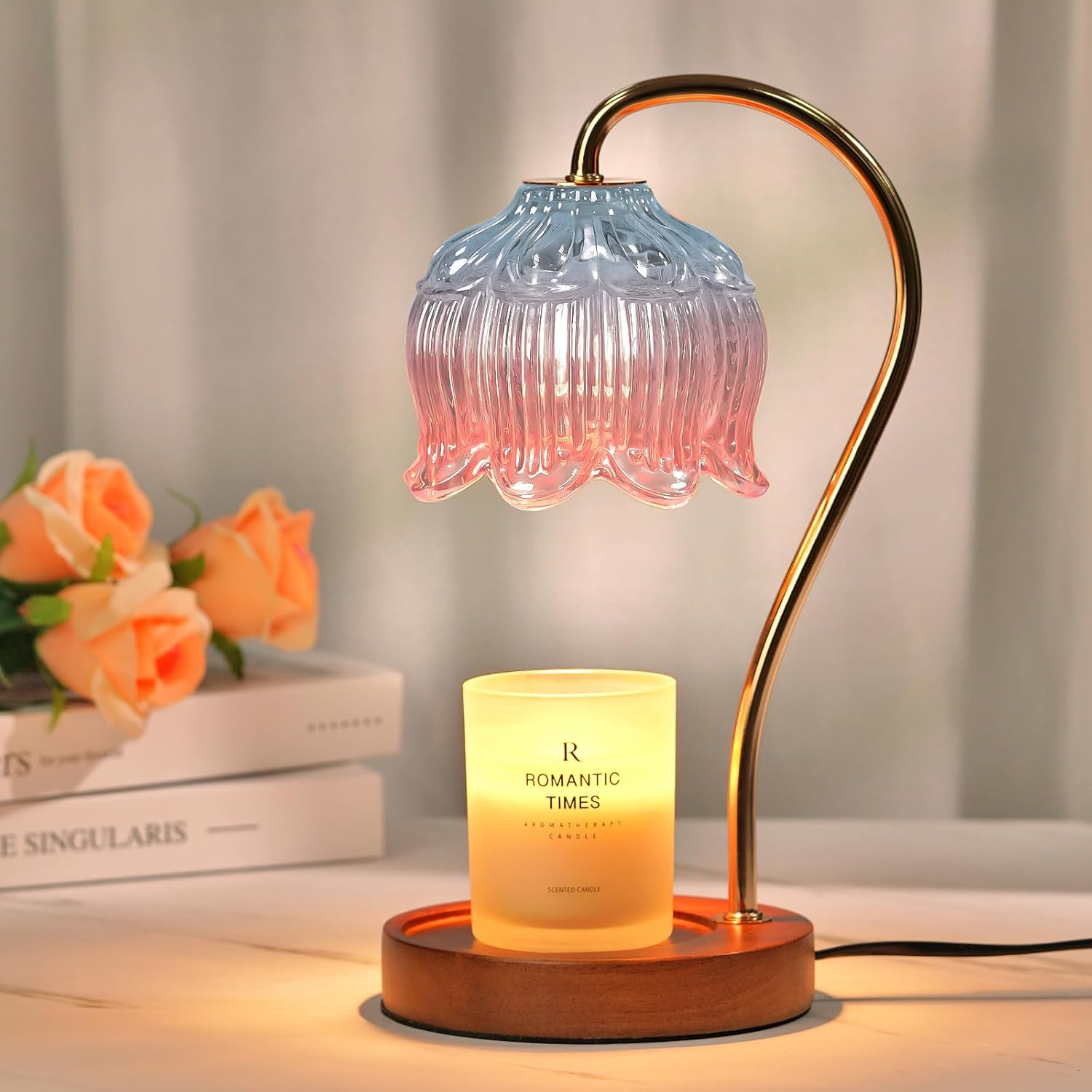 Funistree Dimmable Candle Lamp with Timer and 2 Bulbs