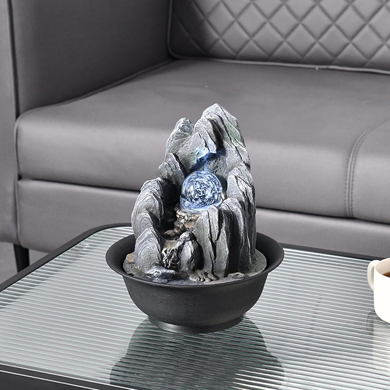 Elegant Water Fountain for Desk Table Office Home Relaxation