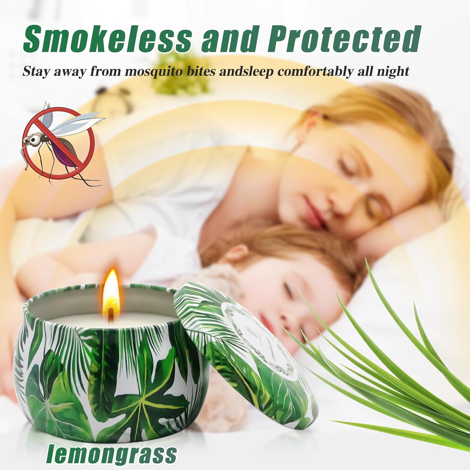 ULAWELL Citronella Candles 26 Ounce Jar Long Lasting Outdoor