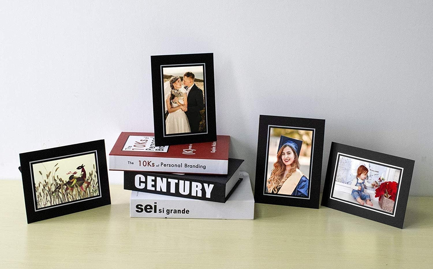Golden State Art 25pcs 4x6 Picture Frames With Easel