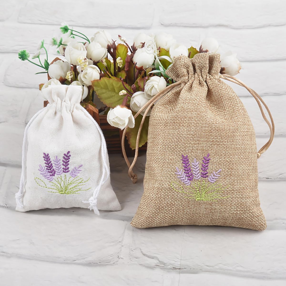 10 Pack Lavender Sachet Bags for Home Decor