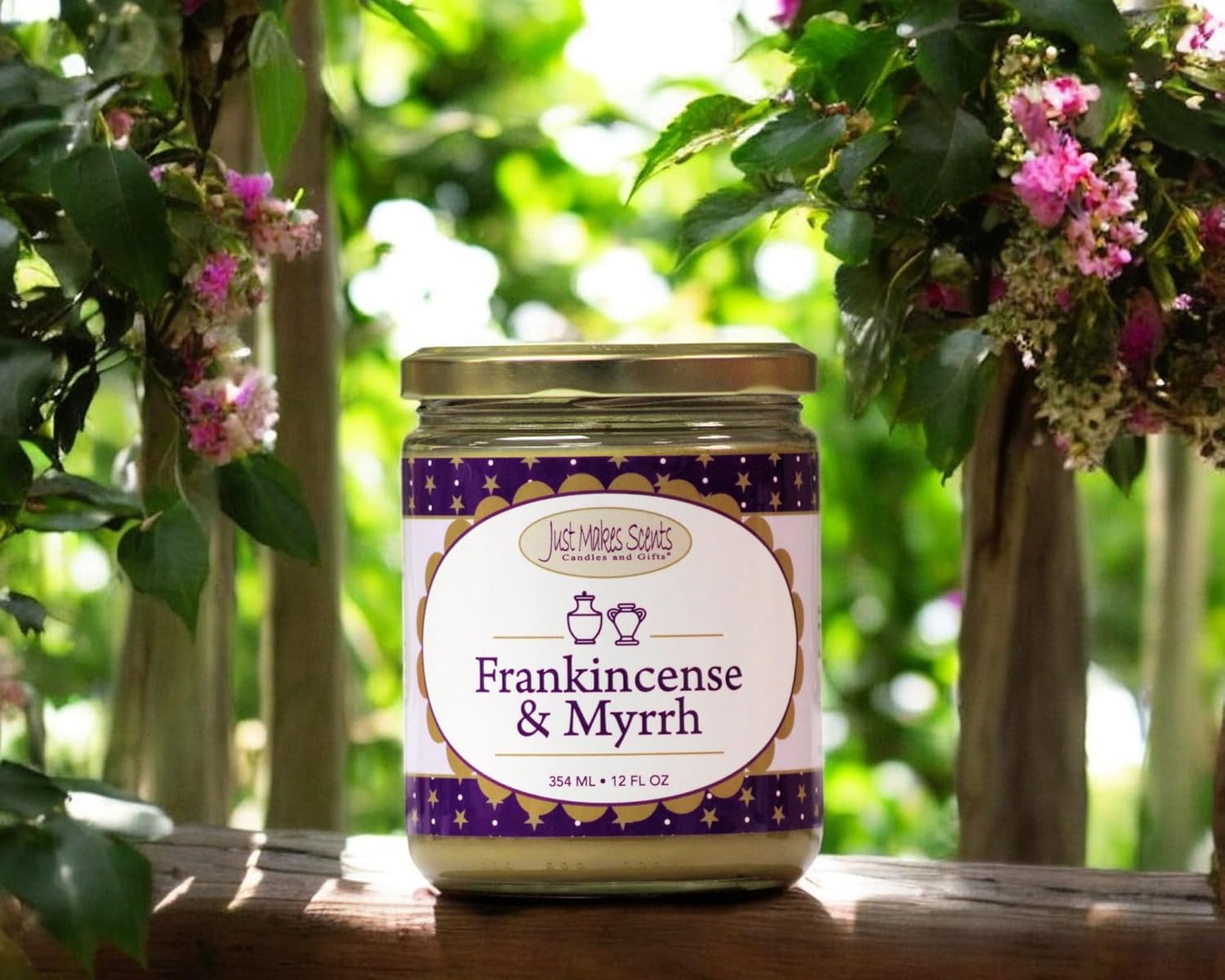 Frankincense Myrrh Soy Candle 12 Oz Jar