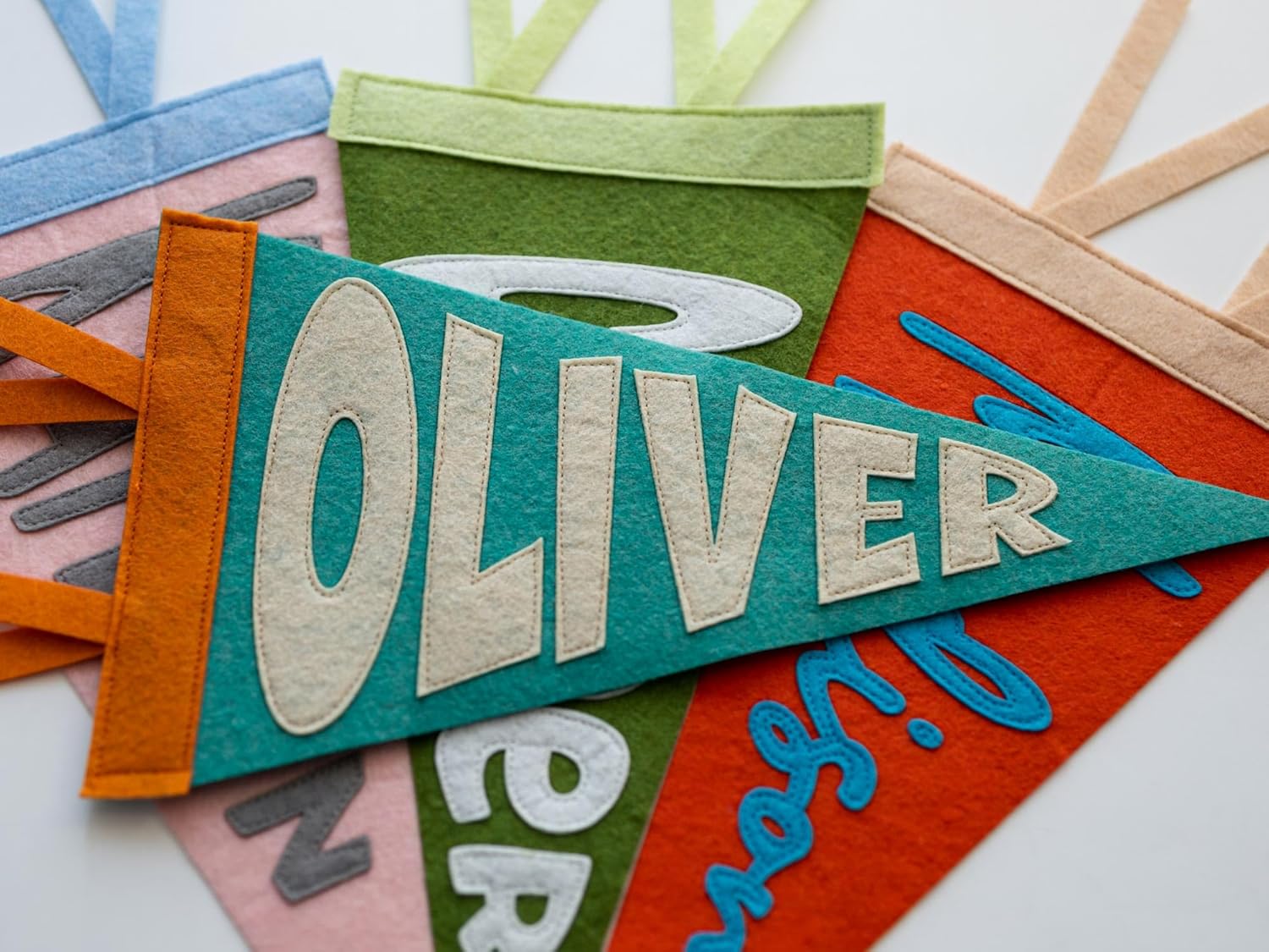 Personalized Name Pennant for Nursery Decor