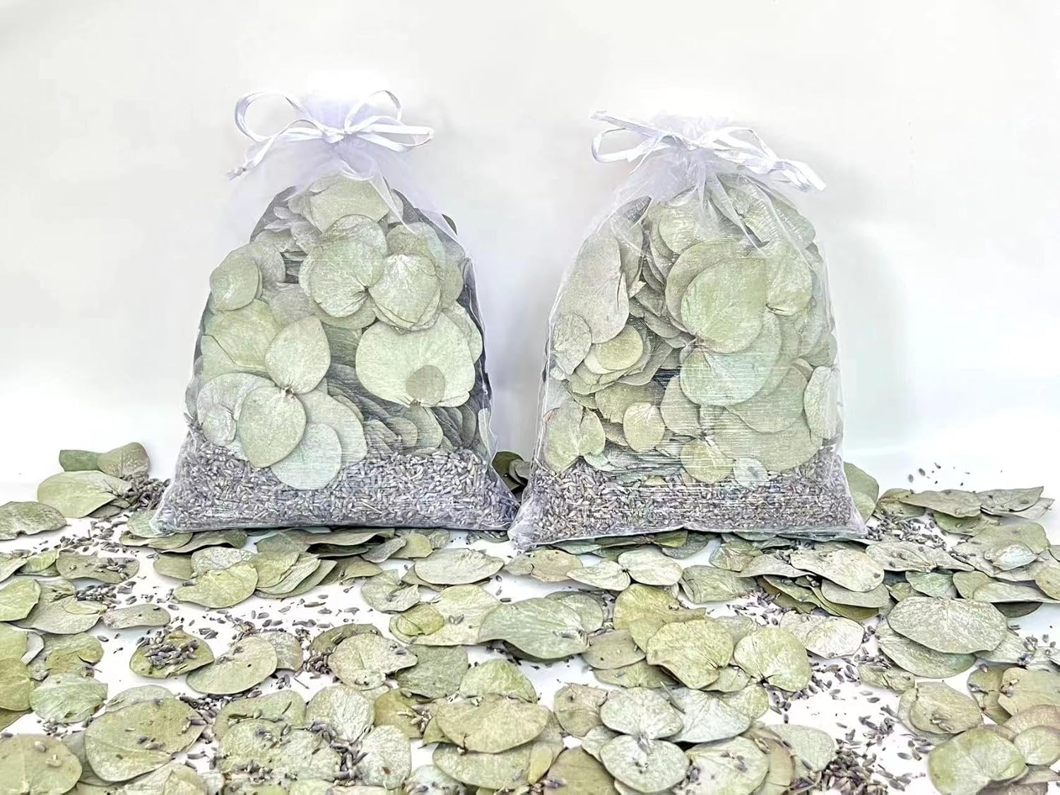 Eucalyptus Lavender Dried Plants 2 Pack Bath Pouches