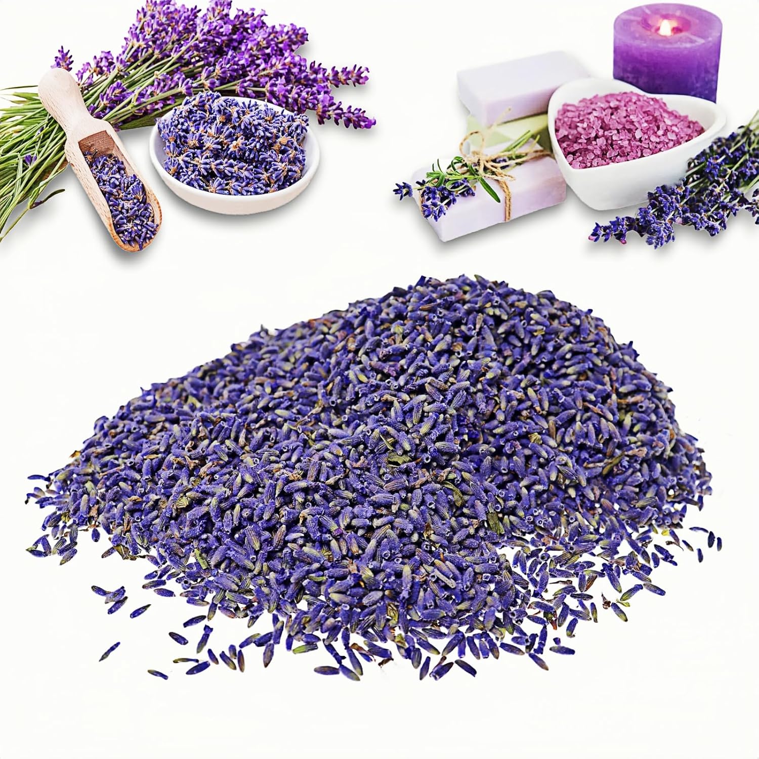 100 Natural Dried Lavender Buds 200g
