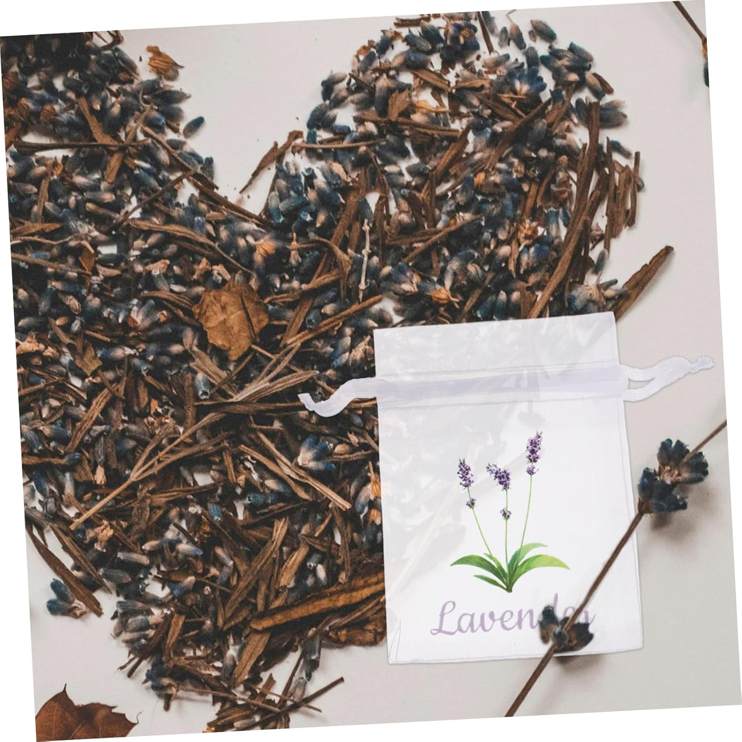 MAGICLULU 20pcs Lavender Sachet Bags Empty Fragrance Pouches for Herbs Spices and DIY Crafts