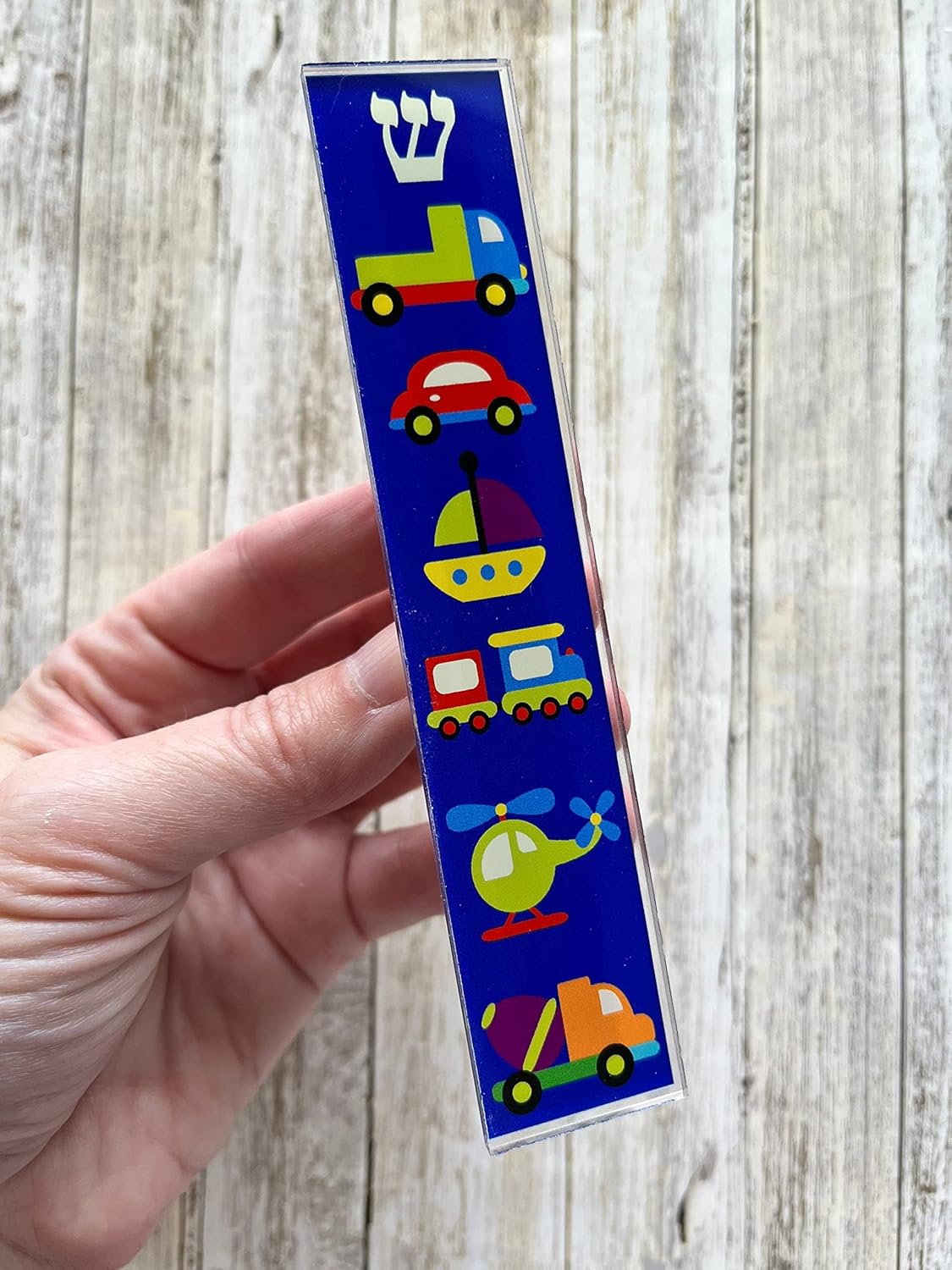 Childrens Mezuzah Scroll Case Acrylic Aluminum Waterproof 5 Inch
