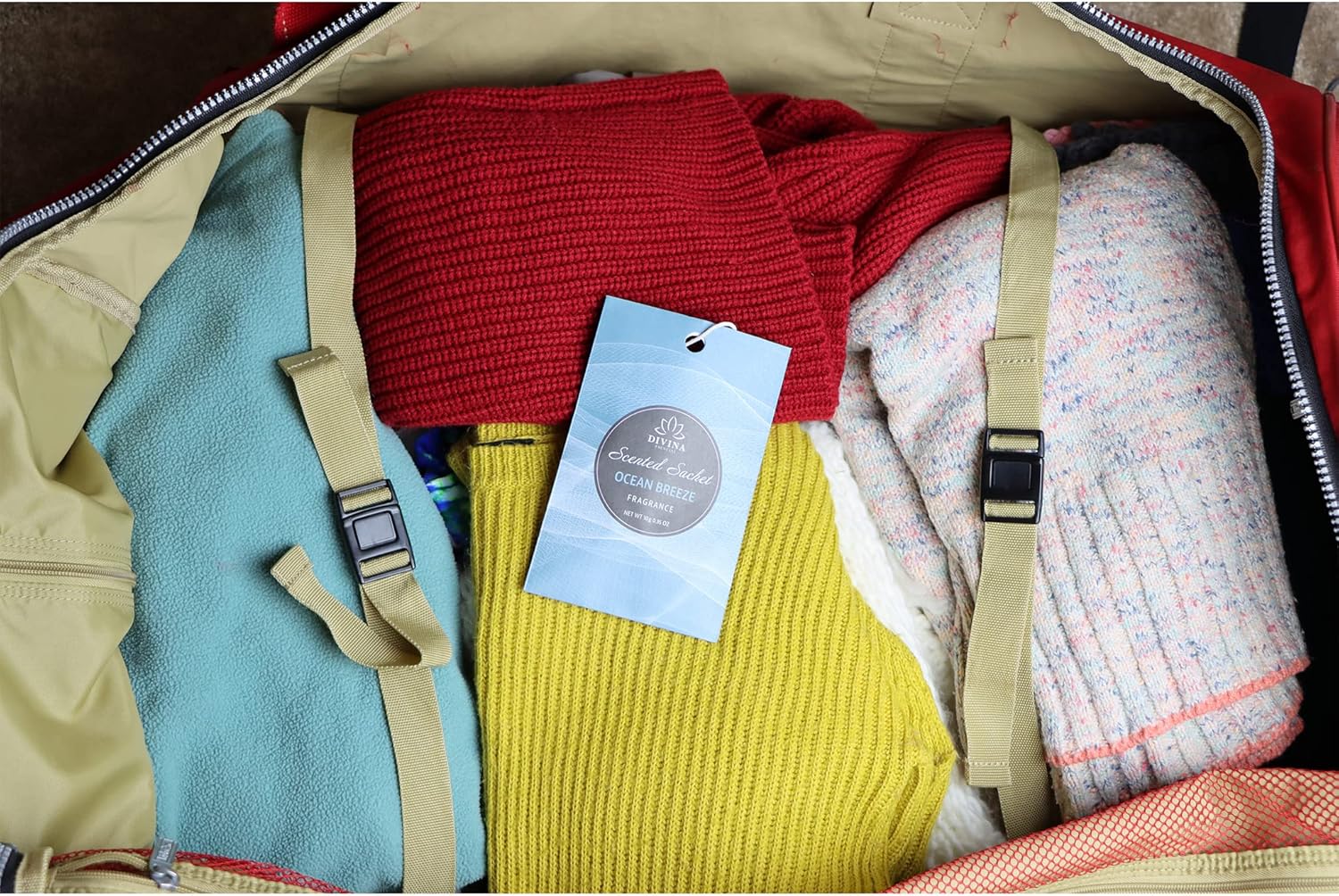 Divina Esencial 4-Pack Ocean Breeze Sachets for Closets and Drawers
