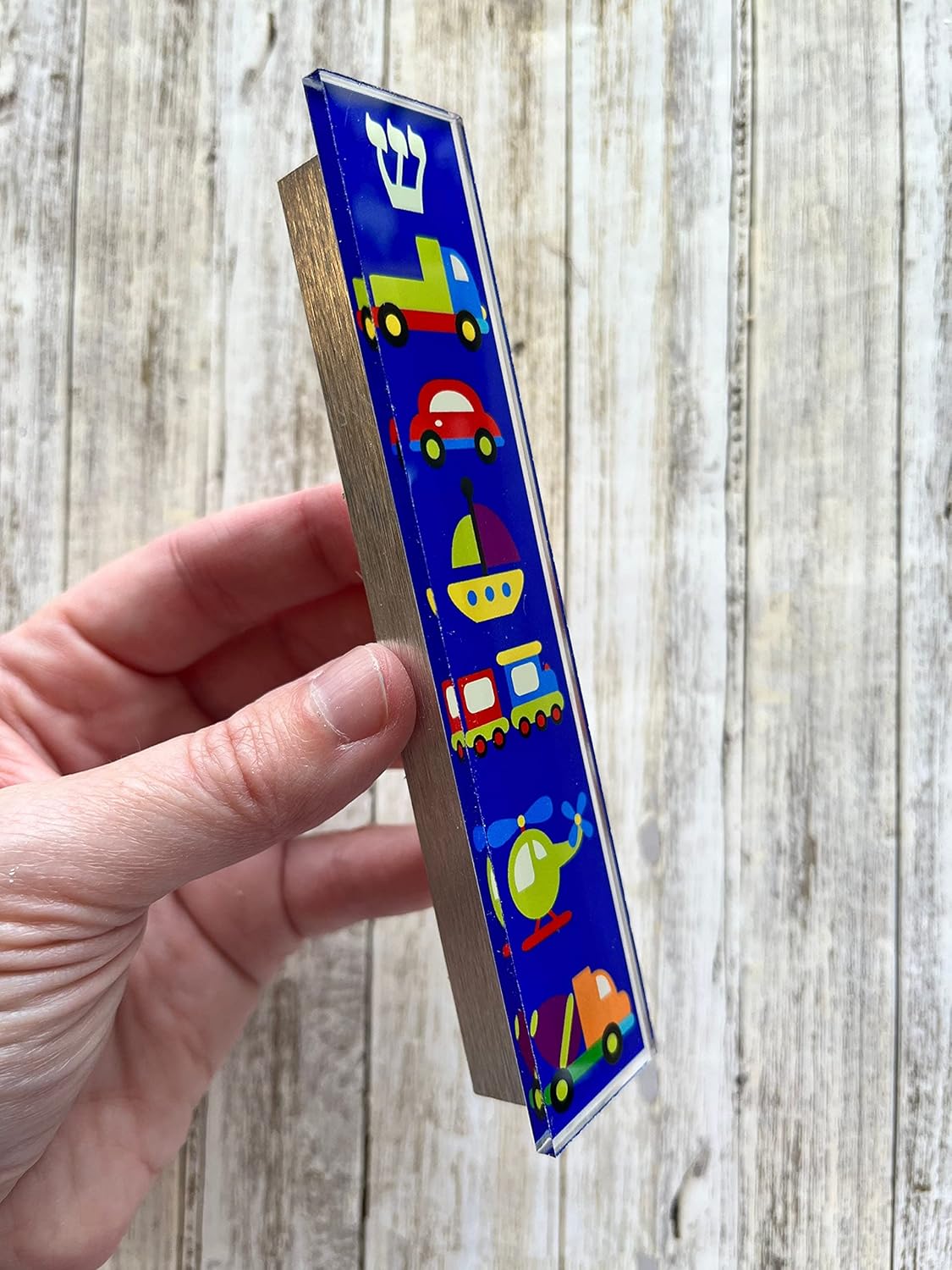 Childrens Mezuzah Scroll Case Acrylic Aluminum Waterproof 5 Inch