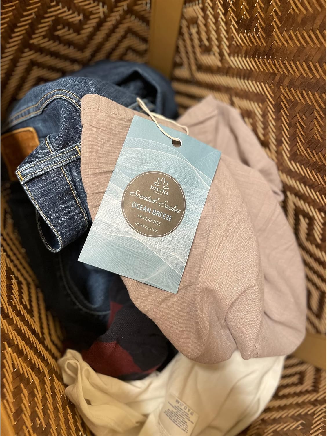 Divina Esencial 4-Pack Ocean Breeze Sachets for Closets and Drawers