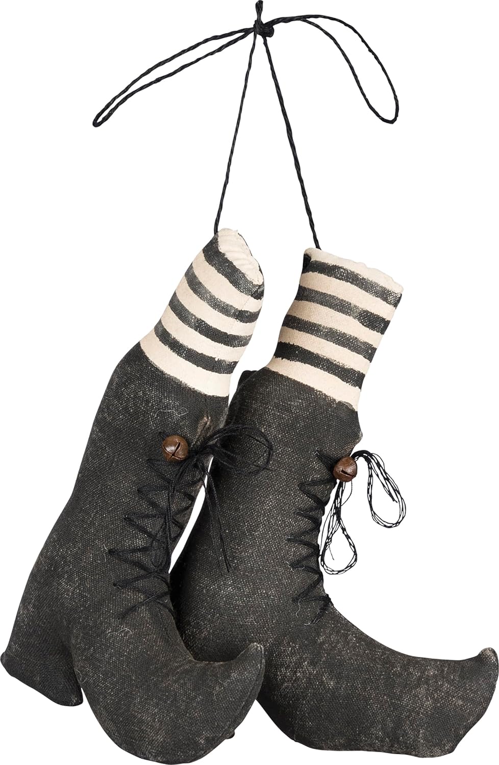 Primitives by Kathy Witches Boots Hanging Ornament