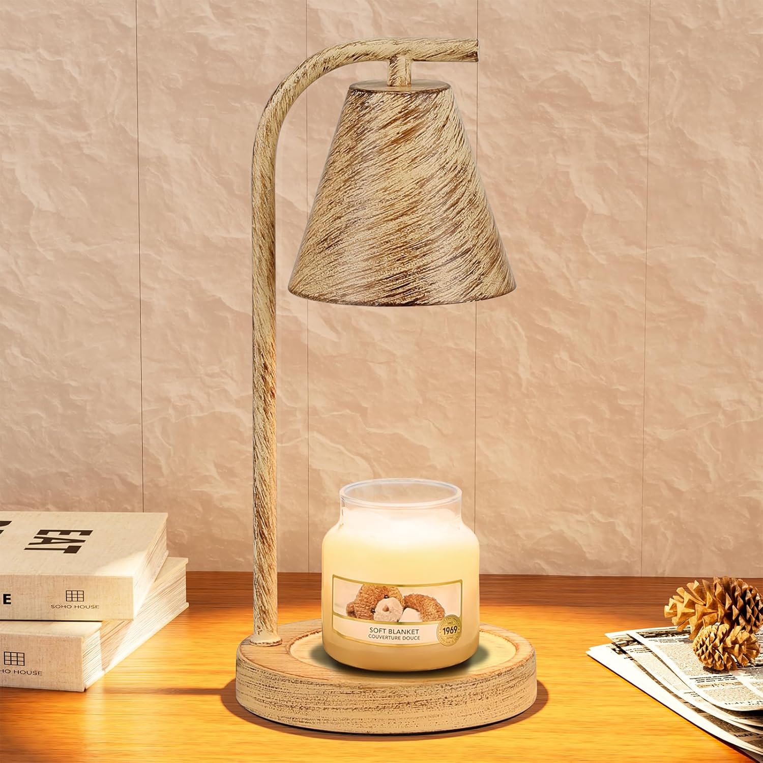 Hong-in Candle Warmer Lamp with Timer and Dimmer