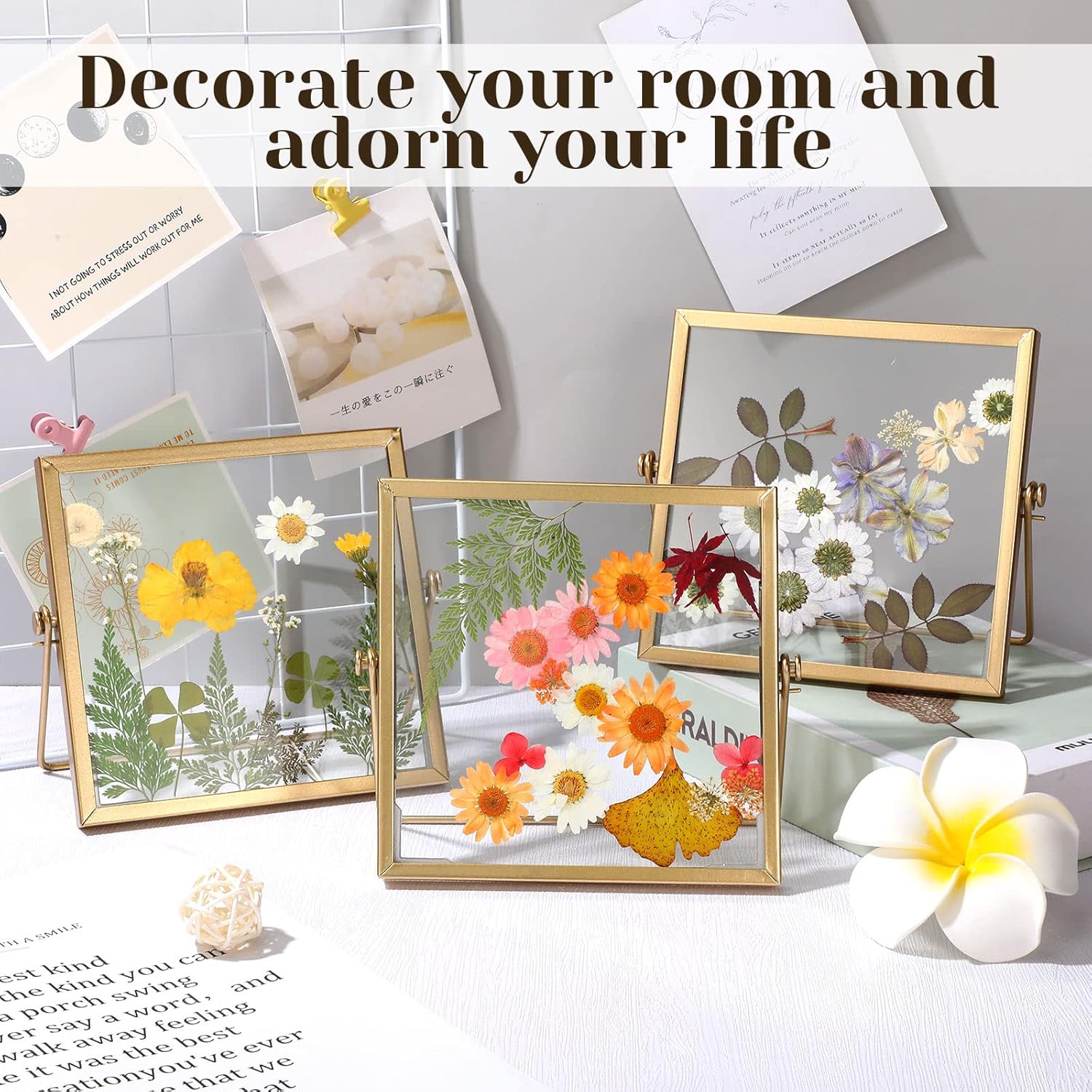 Hoteam 12 Pack 4x4 Inch Floating Frame Photo Collection