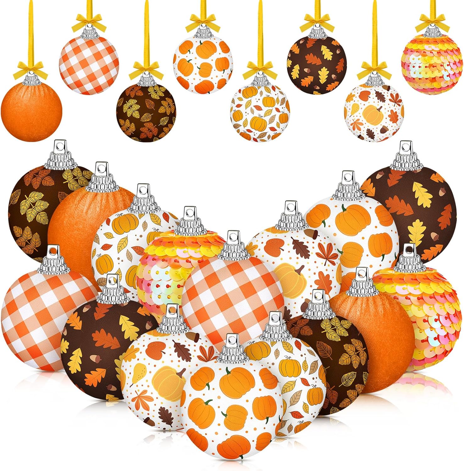 Blosssound 16 Pcs Autumn Tree Hanging Decorations